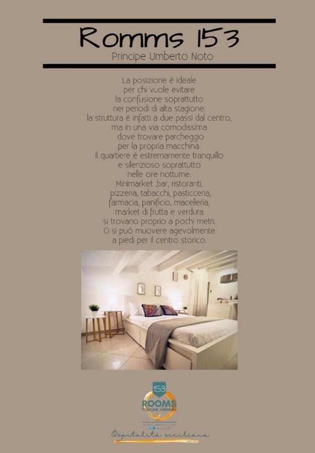 Rooms 153 Principe Umberto Noto Exterior foto